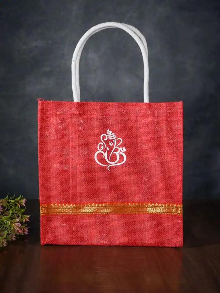 Natural Printed Jute Wedding Gift Bags, Capacity: 10 kg at Rs 65/piece in  New Delhi